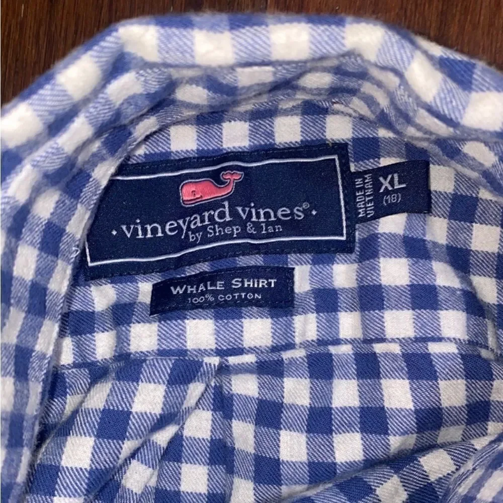 Vineyard Vines Long Sleeve Flannel Shirt